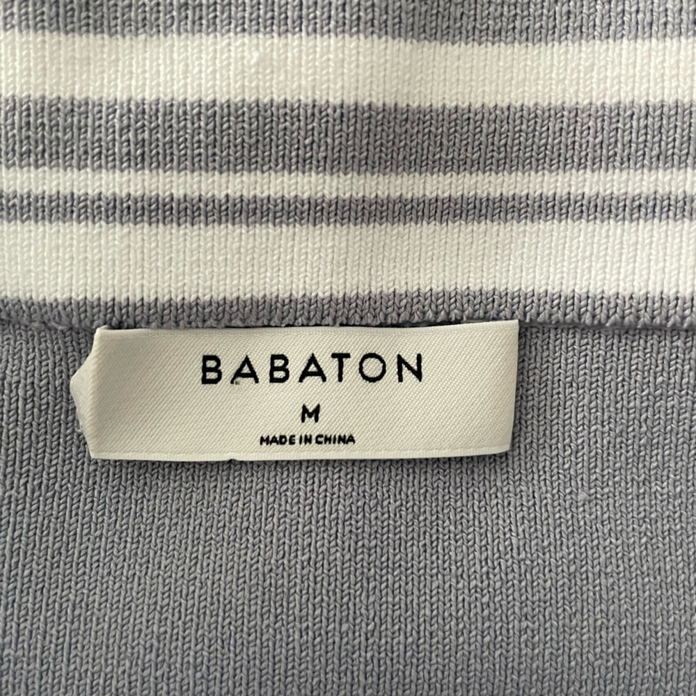 Babaton Classic Gray Knit Pencil Skirt - Picture 2 of 5